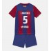 Günstige Barcelona Inigo Martinez #5 Babykleidung Heim Fussballtrikot Kinder 2023-24 Kurzarm (+ kurze hosen)